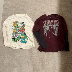 Bundle Old Navy long sleeve tees size 6-7